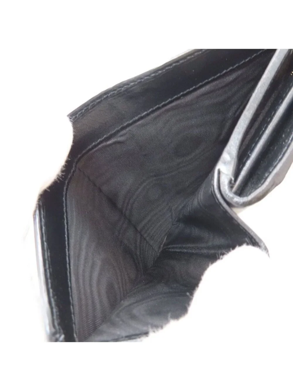 Prada Logo Bifold Wallet with Coin Pocket Saffiano